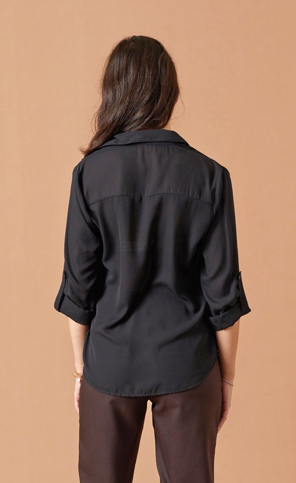 New Pocket Shirt Black