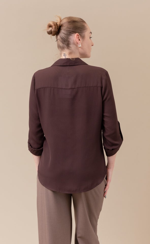 New Pocket Shirt Chocolate