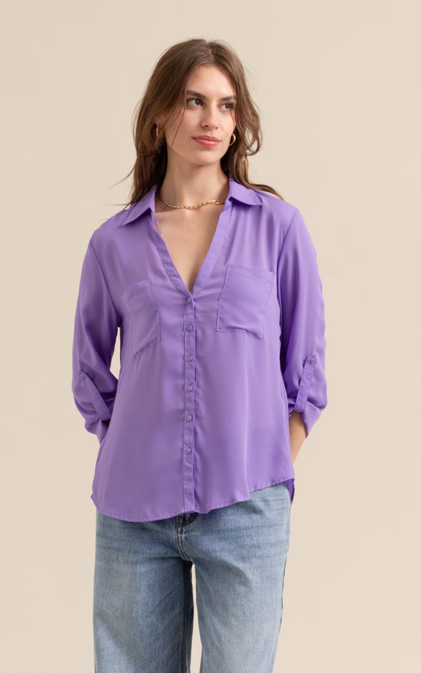 New Pocket Shirt Lavender