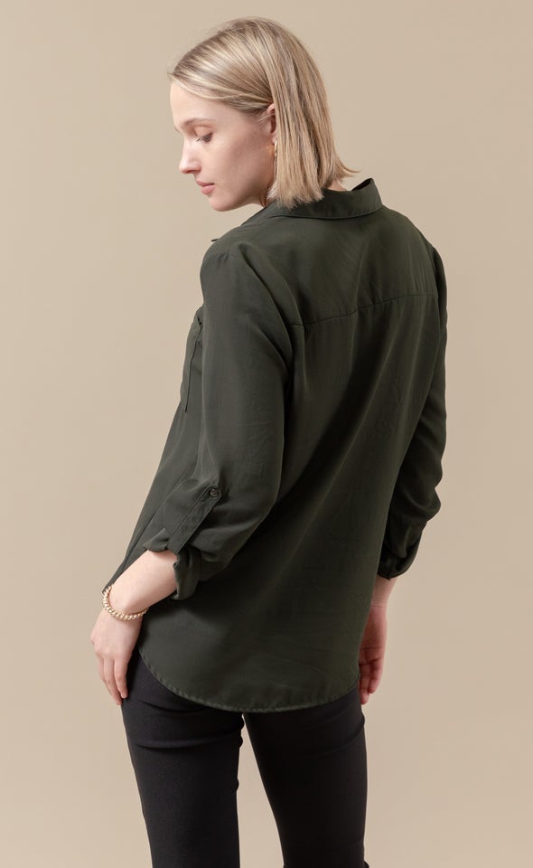 New Pocket Shirt New Olive