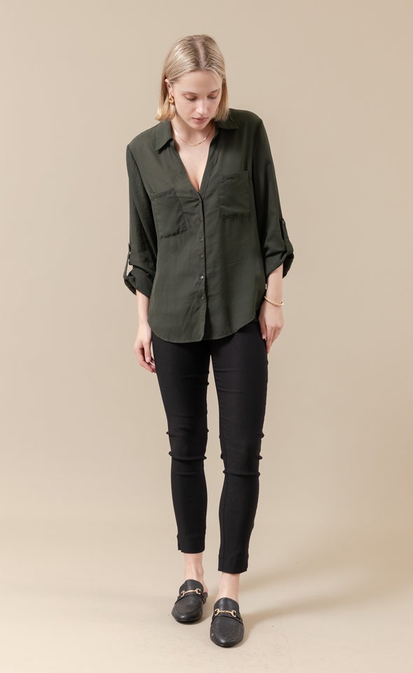 New Pocket Shirt New Olive