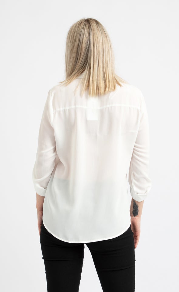 New Pocket Shirt White