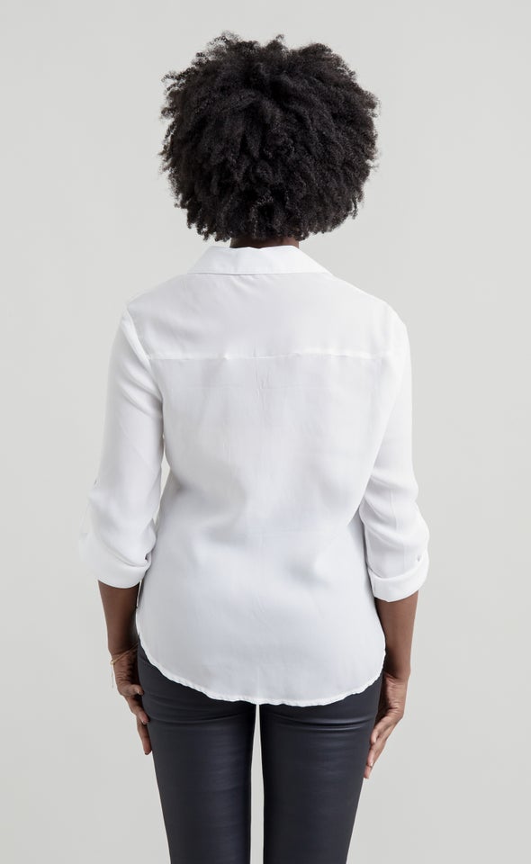 New Pocket Shirt White