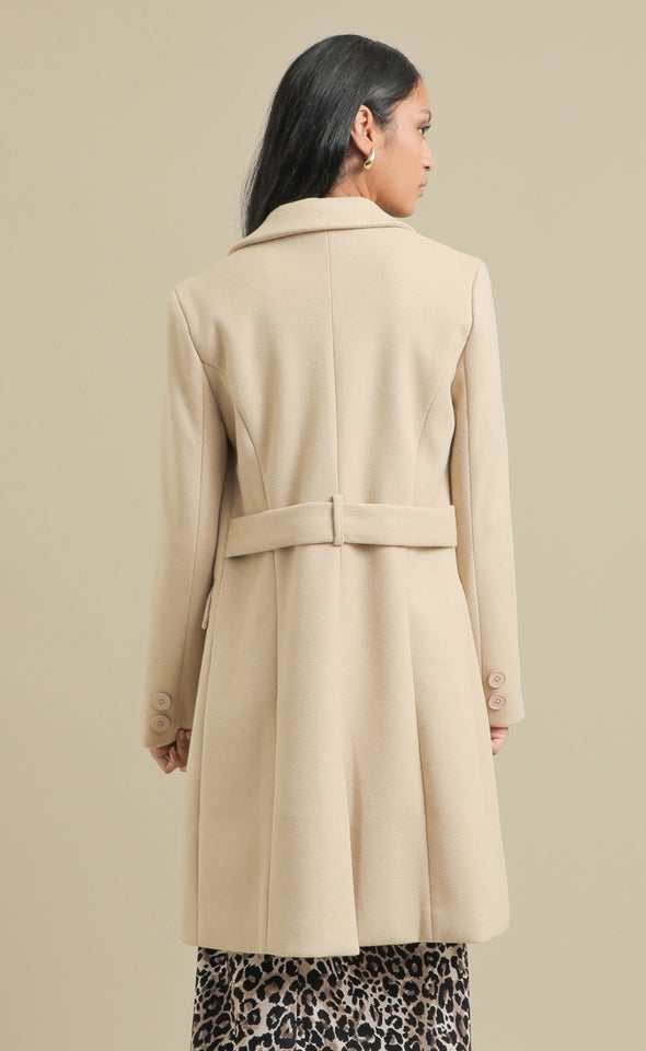 New Tailored Coat Natural