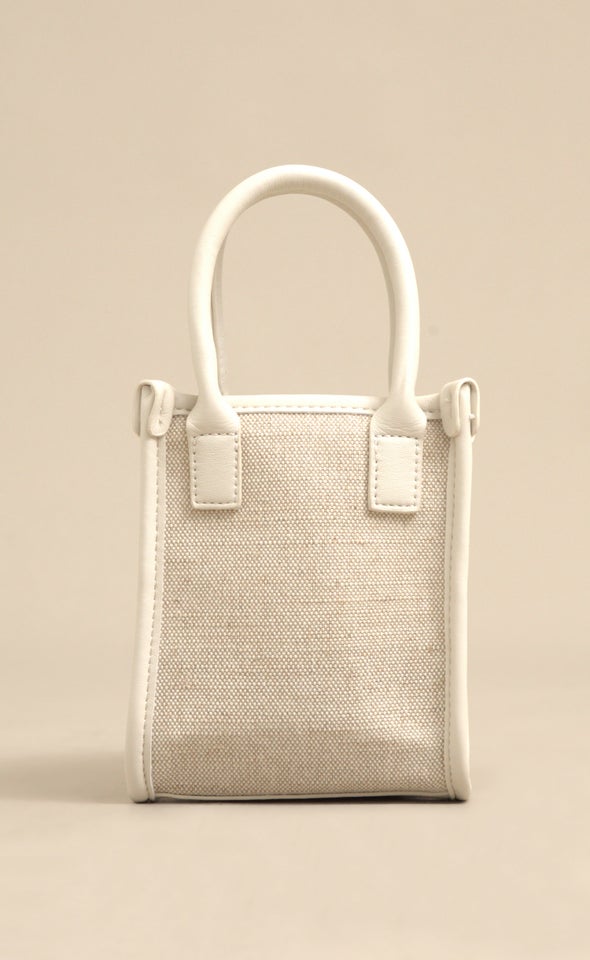 Oblong Canvas Tote Natural