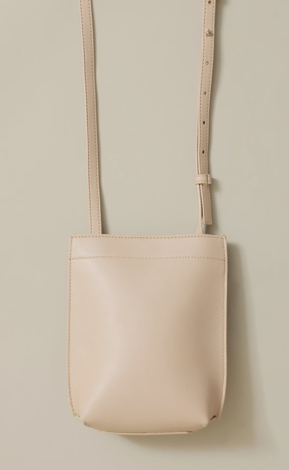 Oblong Satchel Tan