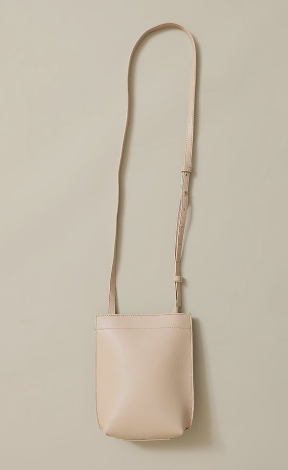 Oblong Satchel Tan