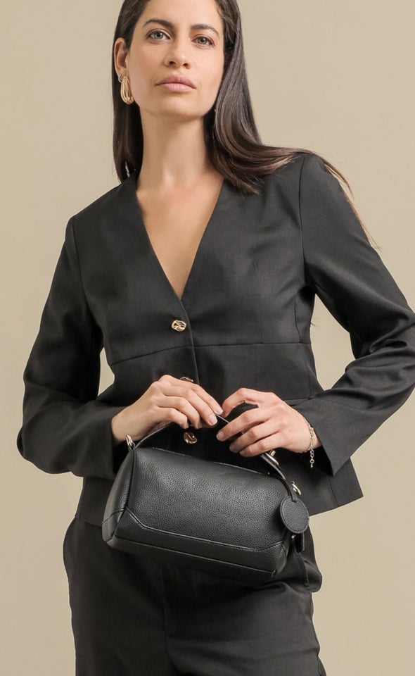 Oblong Tote Bag Black