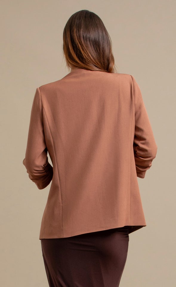 Open Collarless Blazer Sienna