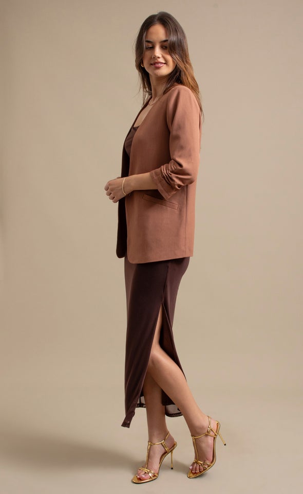 Open Collarless Blazer Sienna