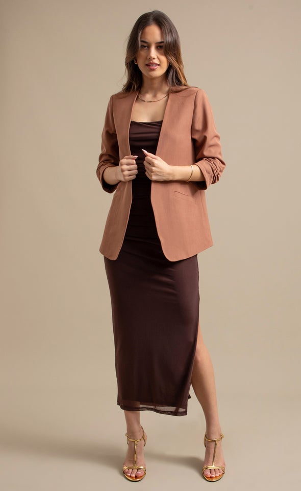 Open Collarless Blazer Sienna