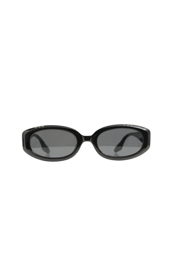 Oval Sunglasses Black