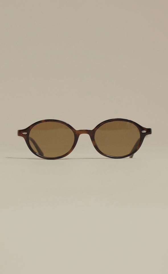 Oval Sunglasses Tortoiseshell