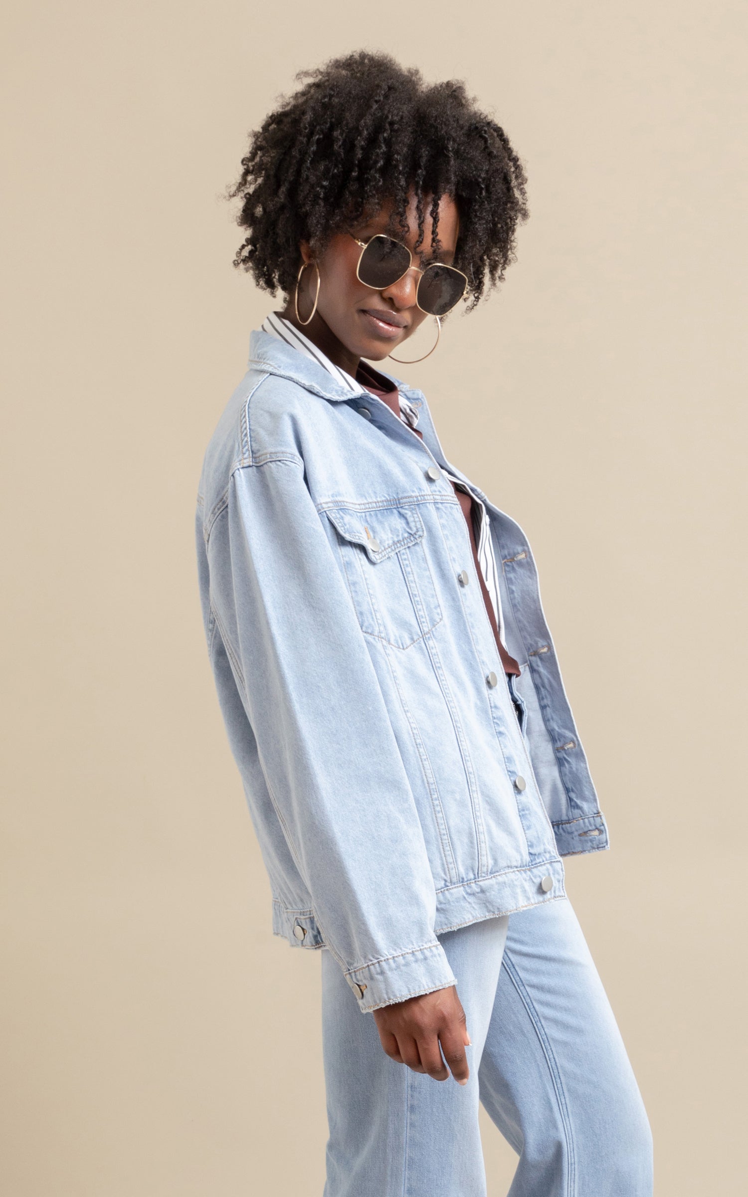 ★ Hieta★ Becky Light Denim bag Baggan Light Blue – JOELLE Collection