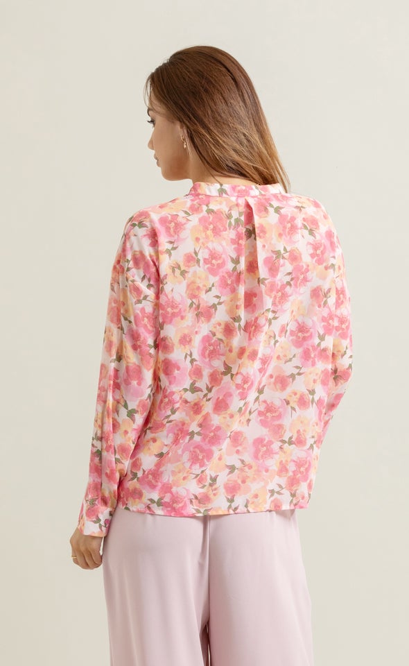 Pastels Print Shirt Pink Print