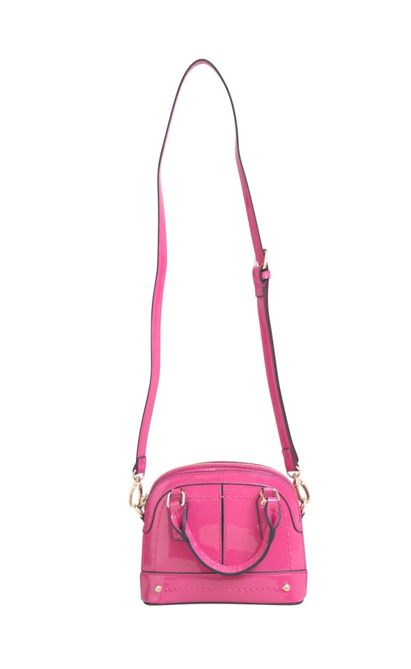 Patent Tote Pink