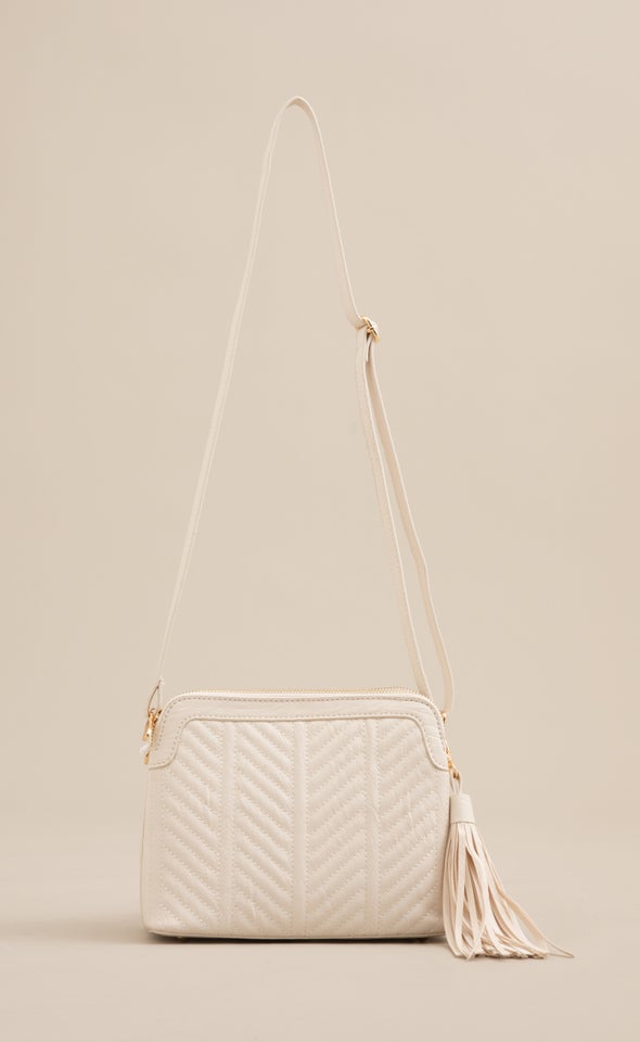 Petite Quilted Bag Cream