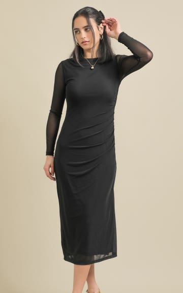 black floral velvet dress Georgie Dress Black / MED main image 0