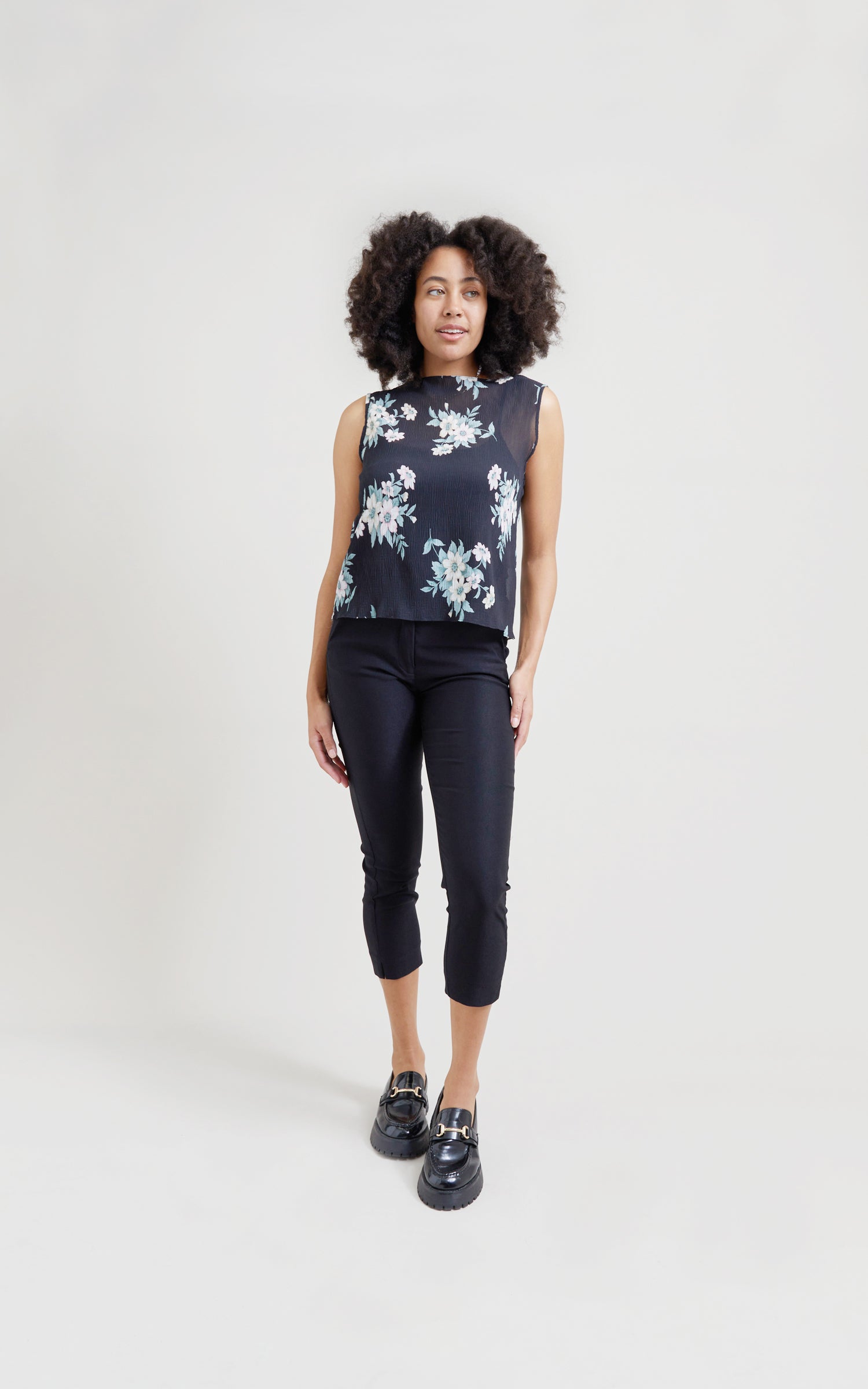 chiffon shell top