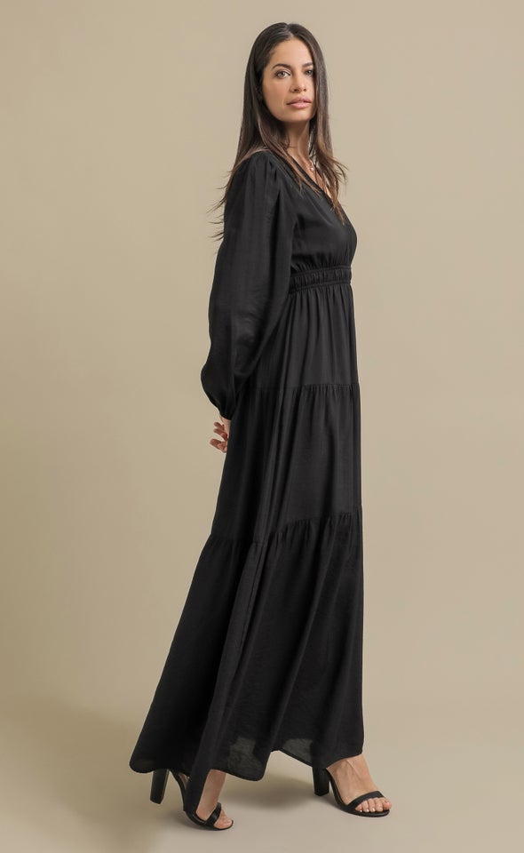 Pln Voile LS Tier Maxi Black