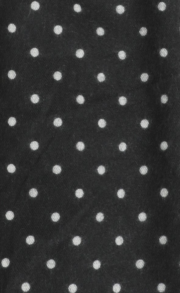 Polkadot Scarf Black