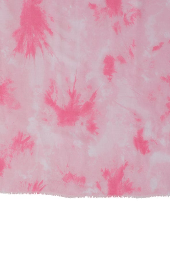 Printed Lightweight Scarf Pink