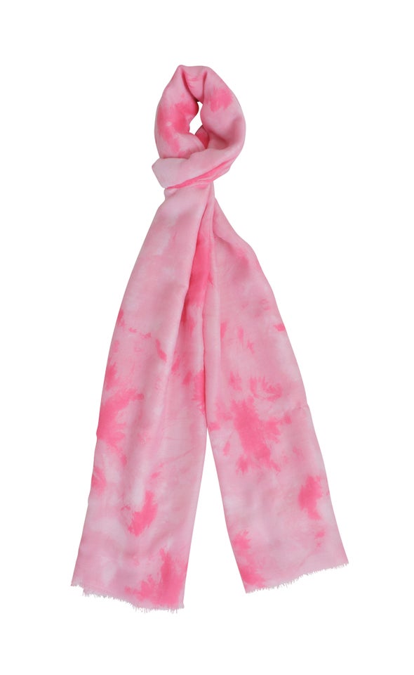 Printed Lightweight Scarf Pink