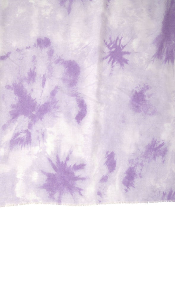 Printed Lightweight Scarf Purple