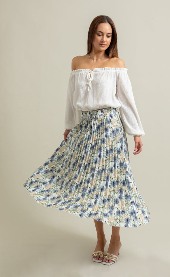 Printed Midi Skirt Pagani