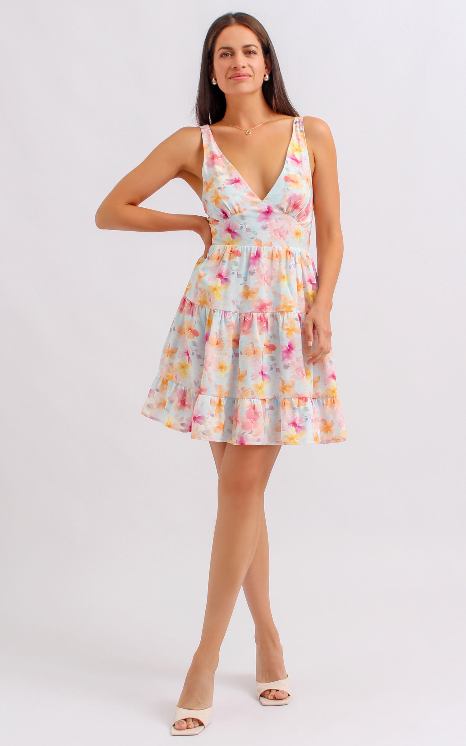 knee length dresses for ladies Zebra Crossing Mini Dress – Gorman NZ main image 1
