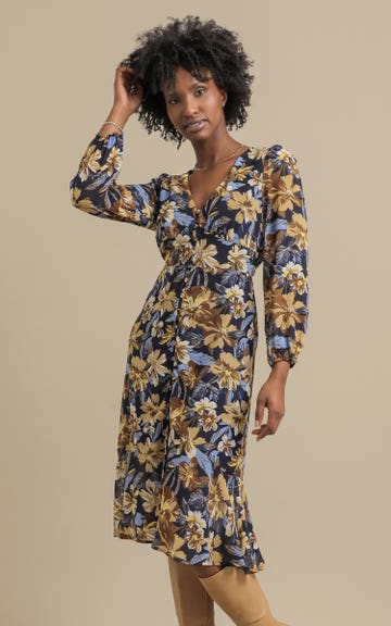 sachin and babi light blue dress Chiffon Button Down Dress