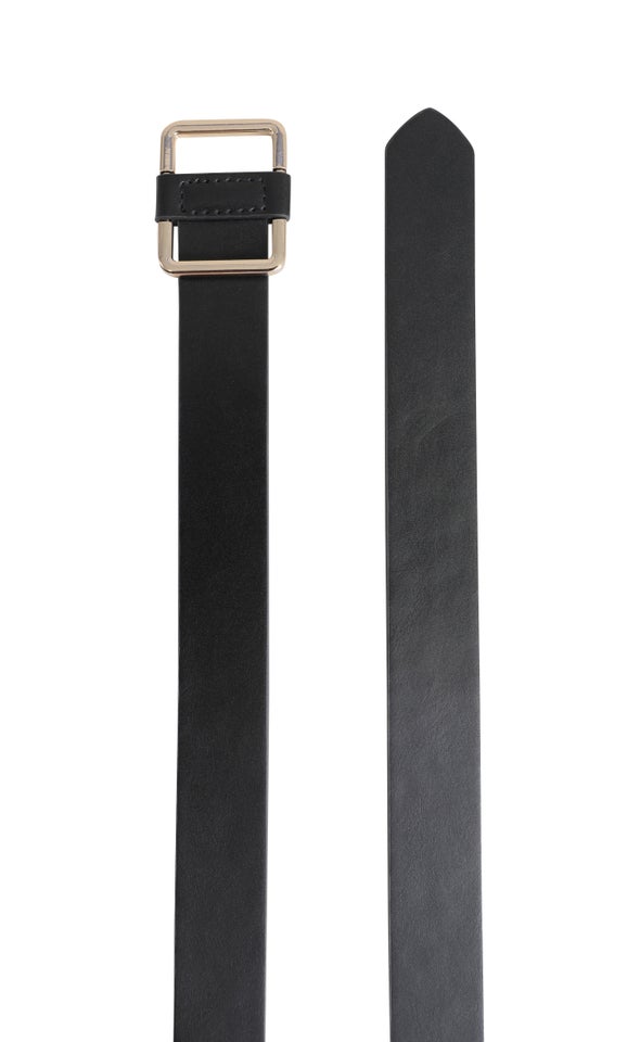 PU Tab Jean Belt Gold/black
