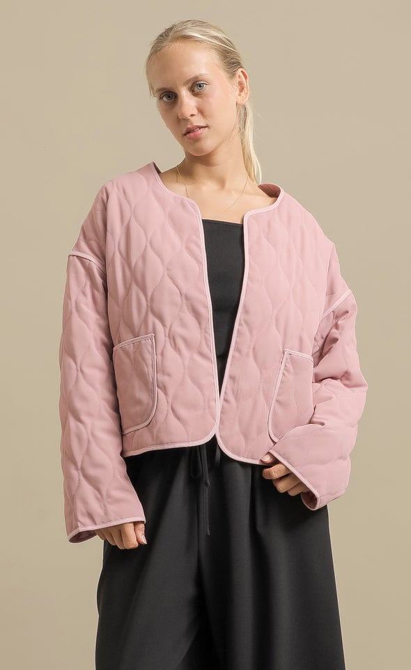 Quilted Open Jacket | Pagani