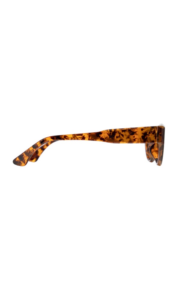 Rounded Cateye Sunglasses Tortoiseshell