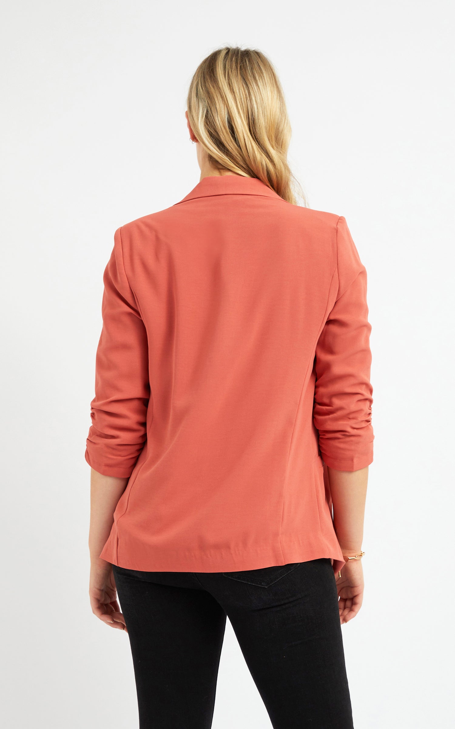 Ruched Sleeve Blazer | Pagani