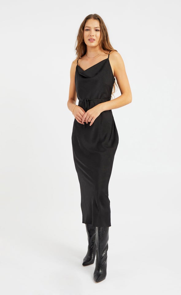Satin Bias Cowl Slip Gown Pagani