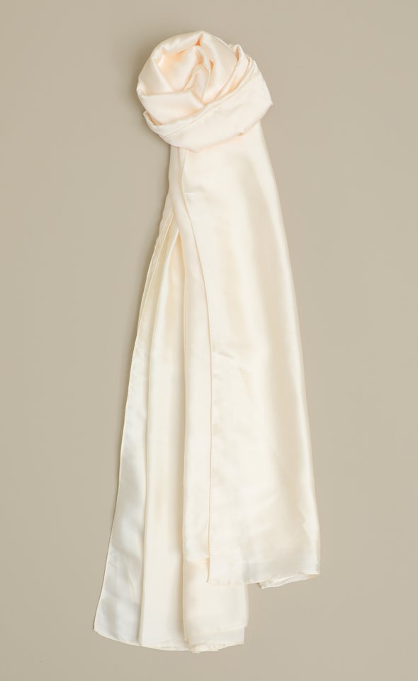 Satin Scarf Cream