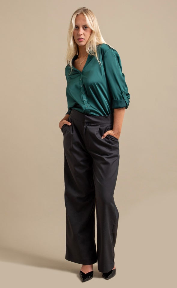 Satin Shirt Forest