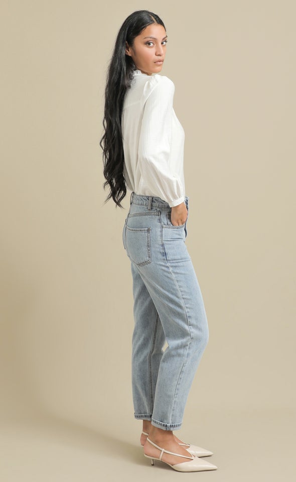 Sculpt Mom Jeans Blue