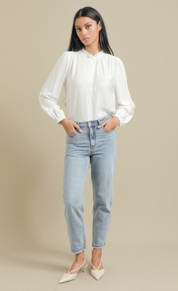 Sculpt Mom Jeans Blue