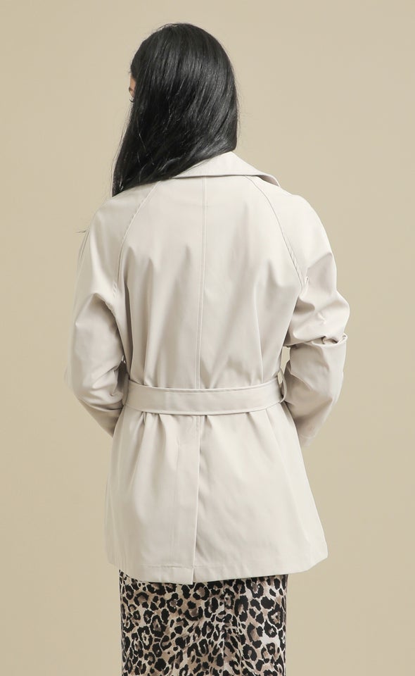 Shorter Length Trench Natural