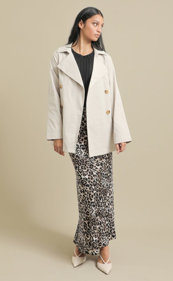 Shorter Length Trench Natural