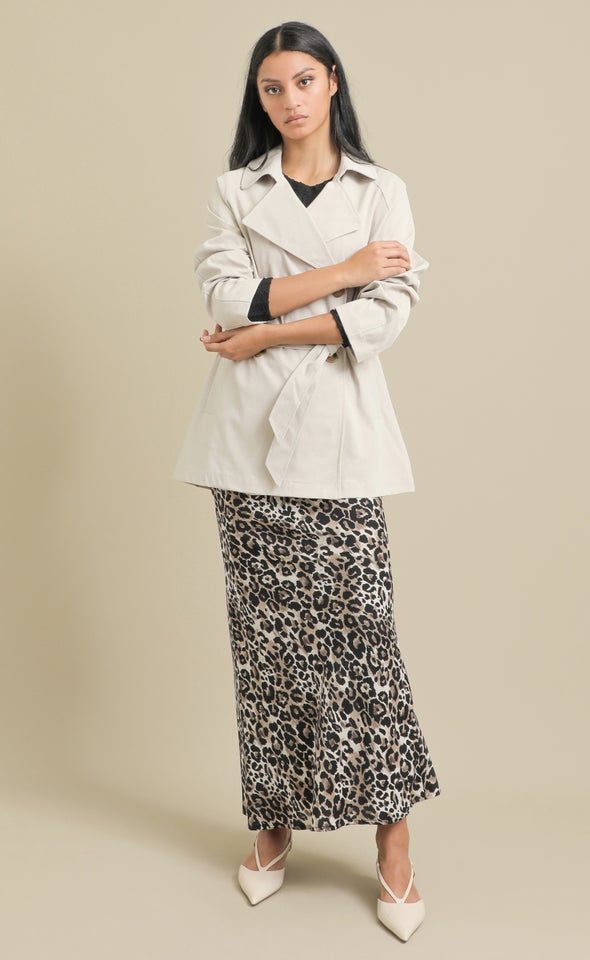 Shorter Length Trench Natural