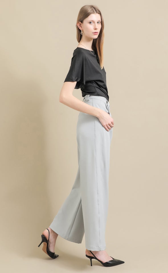 Side Panel Tailored Pant Mint