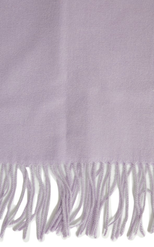 Simple Winter Scarf Lilac