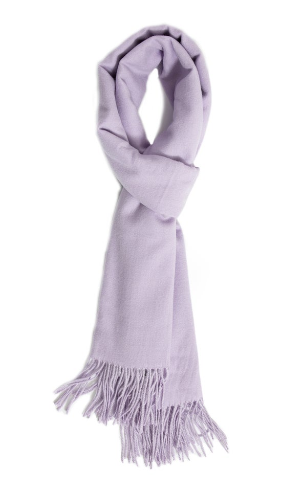 Simple Winter Scarf Lilac