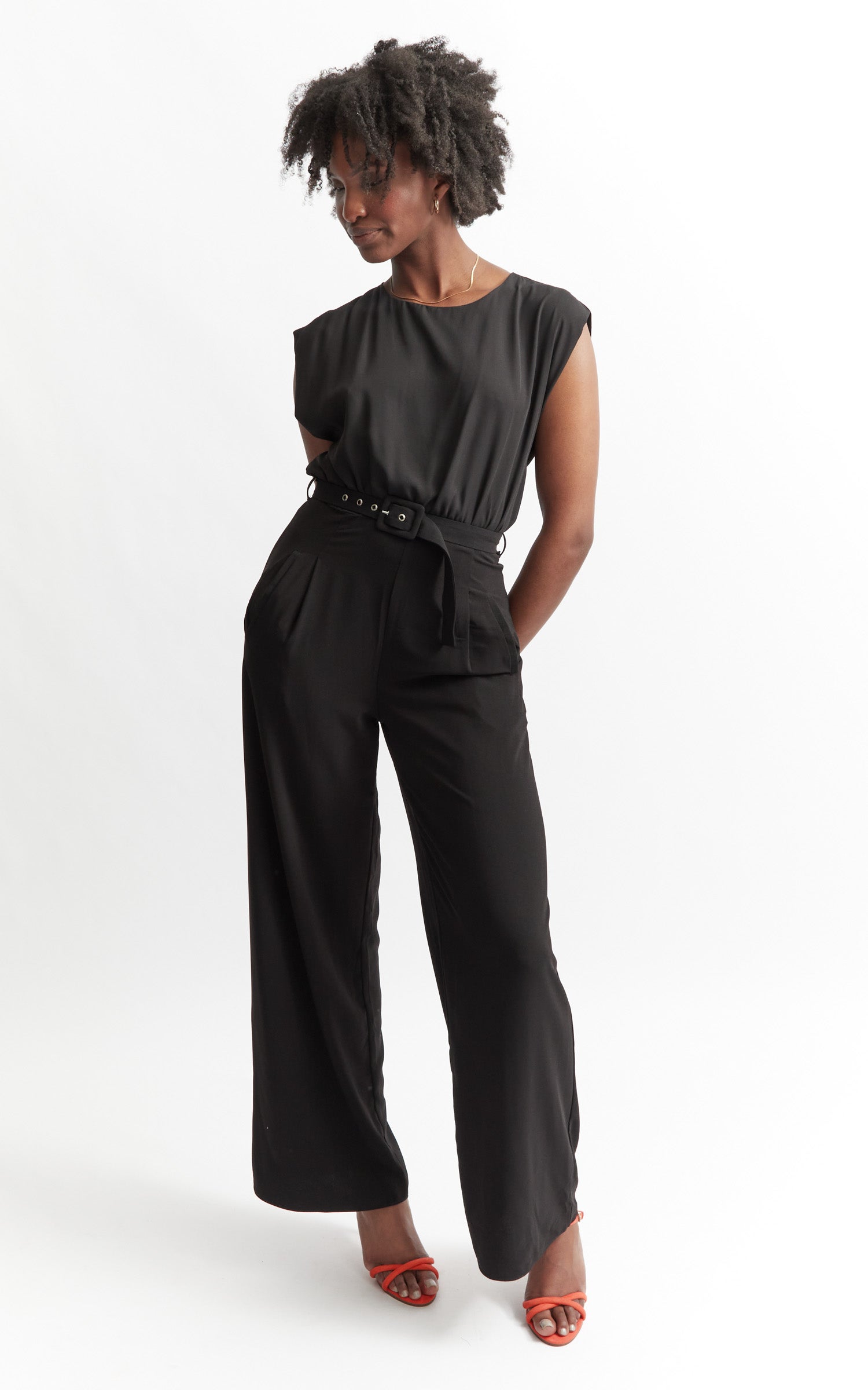 Elm Jumpsuit Wide Leg Linen  Womens Tops  Yarntons  Free NZ shipping on  orders over 150  Elm SS19
