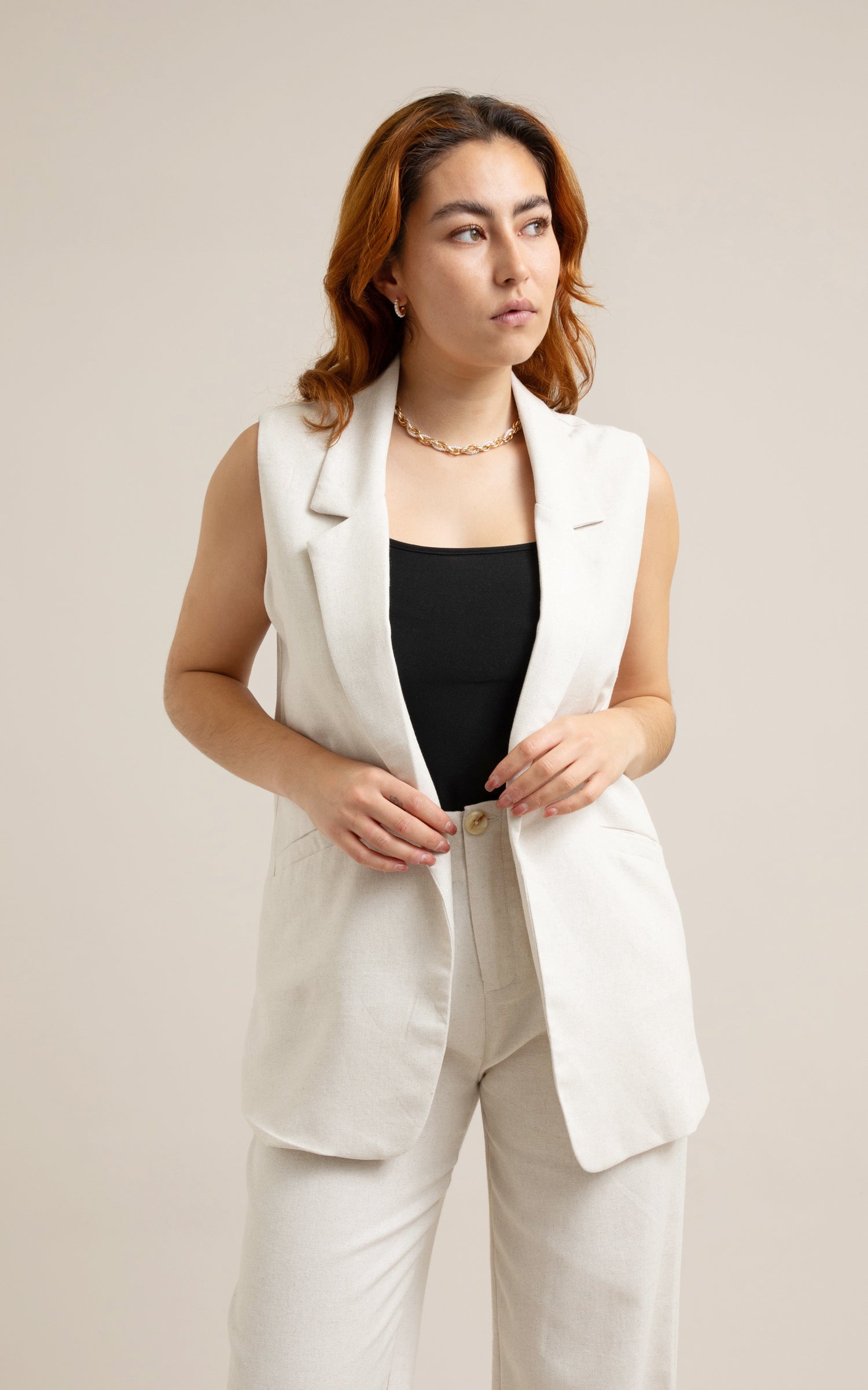 Women's sleeveless deals blazer vest