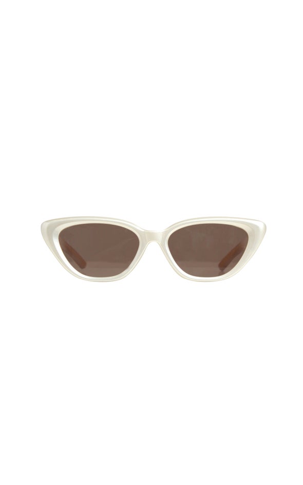 Slimlime Cateye Sunglasses Ivory