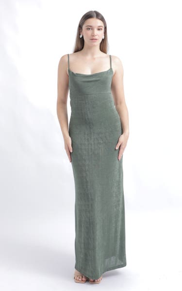 glittery formal dresses Portia and Scarlett PS24250 Long Iridescent Sequin Prom Dress front cut out main image 0